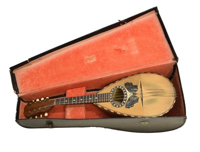 Lot 381 - Cased mandolin - Stridente, Napoli