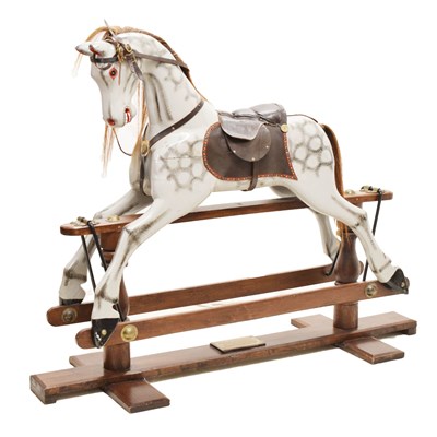 Lot 452 - Special Millennium Limited Edition dapple grey rocking horse