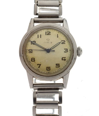 Lot 219 - Omega - Gentleman's mid-size stainless steel bracelet watch, ref.2300/5