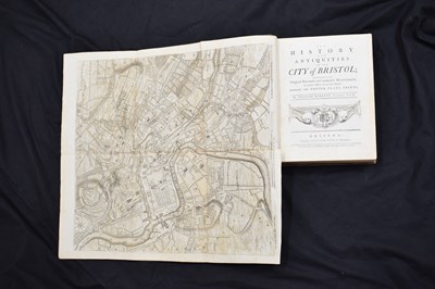 Lot 395 - William Barrett, 'The History and Antiquities of the City of Bristol', and three other books