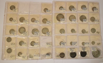 Lot 310 - Collection of pre-Victorian GB silver coinage to include Elizabeth I sixpence, 1594, etc