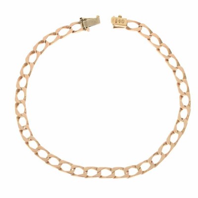 Lot 172 - 9ct gold curb link bracelet