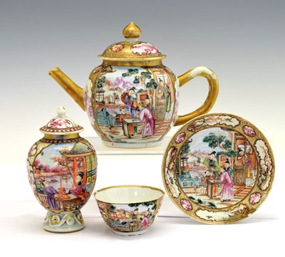 Lot 242 - Collection of Chinese Qianlong Canton Famille Rose porcelain