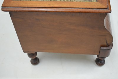 Lot 643 - Victorian commode stool and reproduction octagonal occasional table