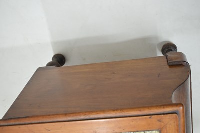 Lot 643 - Victorian commode stool and reproduction octagonal occasional table