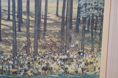 Lot 550 - Arthur Weaver (1918 - 2008) - Signed limited edition print - 'The Masters 1969'