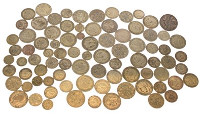 Lot 316 - Mixed group of Victorian, George V and VI silver coinage