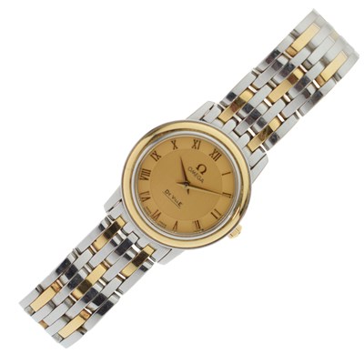 Lot 225 - Omega - Lady’s De Ville two-tone stainless steel bracelet watch, ref. 43701200