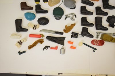 Lot 424 - Two Palitoy / Hasbro Action Man figures, together with accessories