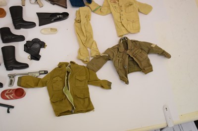 Lot 424 - Two Palitoy / Hasbro Action Man figures, together with accessories