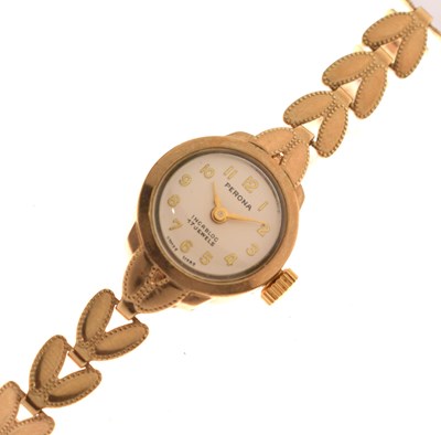 Lot 229 - Perona - Lady's 1960s 9ct gold cocktail watch