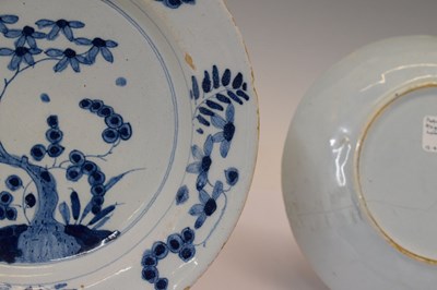 Lot 373 - Three pieces of delft pottery