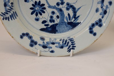 Lot 373 - Three pieces of delft pottery