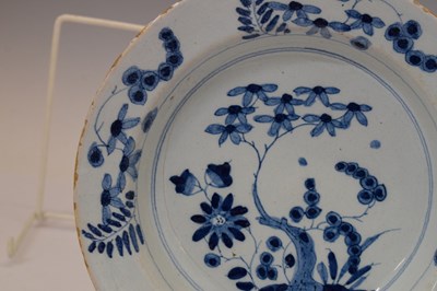 Lot 373 - Three pieces of delft pottery