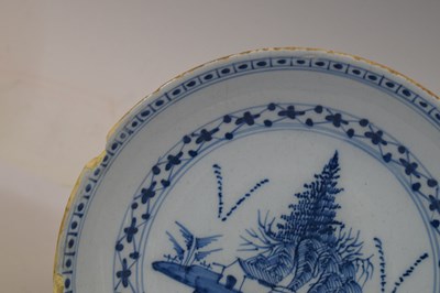 Lot 373 - Three pieces of delft pottery