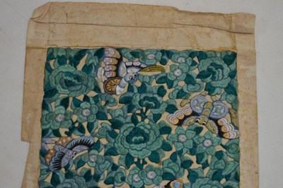 Lot 258 - Group of Chinese silk garments and a doll