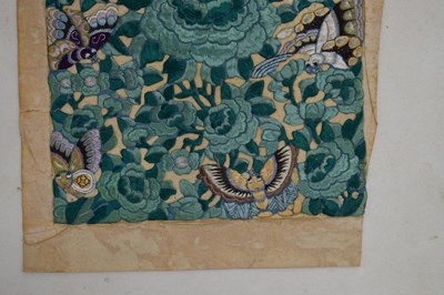 Lot 258 - Group of Chinese silk garments and a doll