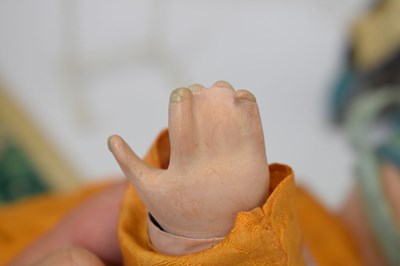 Lot 258 - Group of Chinese silk garments and a doll