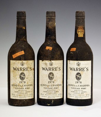 Lot 505 - Warre's Quinta da Cavadinha vintage port, 1978