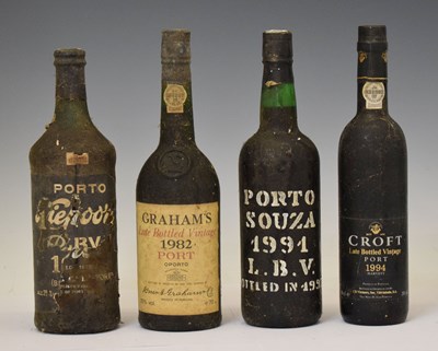 Lot 404 - Four bottles of late bottled vintage port