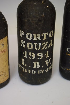 Lot 404 - Four bottles of late bottled vintage port