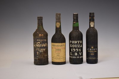 Lot 404 - Four bottles of late bottled vintage port