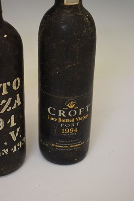 Lot 404 - Four bottles of late bottled vintage port