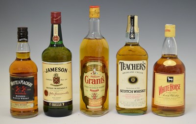 Lot 410 - Jameson's Irish Whiskey, White Horse Scotch Whisky, etc