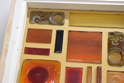 Lot 392 - Whitefriars glass architectural tile panel