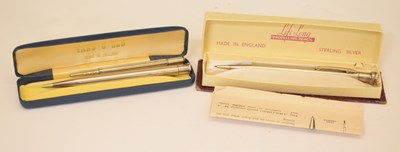 Lot 283 - George VI 'Yard-O-Led' silver propelling pencil