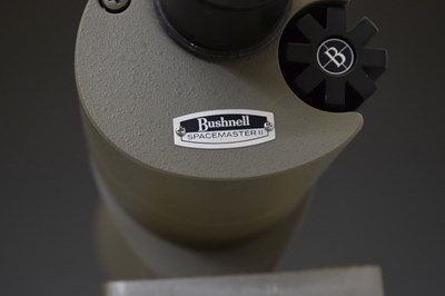 Lot 314 - Bushnell Spacemaster 60mm Prismatic Telescope and Velbon VE-3 tripod stand