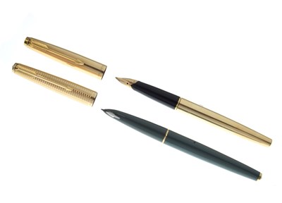 Lot 281 - Parker 65 Consort fountain pen and a Parker 65 Insignia fountain pen