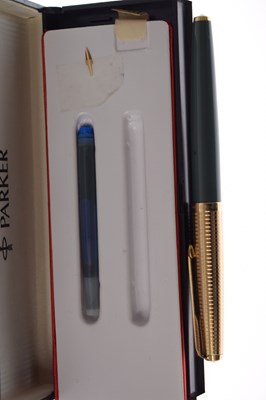 Lot 281 - Parker 65 Consort fountain pen and a Parker 65 Insignia fountain pen