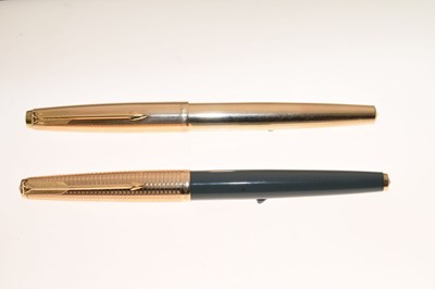 Lot 281 - Parker 65 Consort fountain pen and a Parker 65 Insignia fountain pen