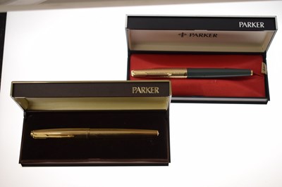 Lot 281 - Parker 65 Consort fountain pen and a Parker 65 Insignia fountain pen