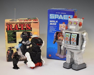 Lot 360 - Chinese battery operated Space Walk Man, and Tomy R.A.T.S.