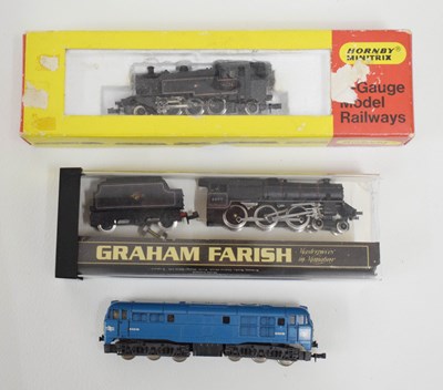 Lot 353 - Three N gauge 'British Railways' trainset locomotives