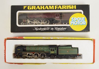 Lot 350 - Graham Farish - Boxed N gauge 'Duchess of Hamilton' railway trainset locomotive