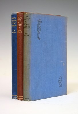 Lot 274 - A .A. Milne - 'Now We Are Six', first edition 1927, with two others