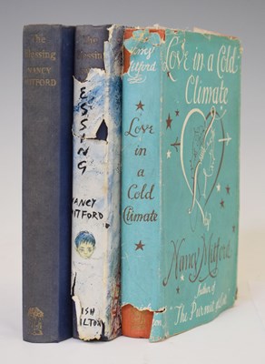 Lot 468 - Nancy Mitford - 'The Blessing', first edition 1951, with dust wrapper, and two others