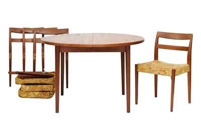 Lot 613 - Nils Jonsson for Troeds, Sweden - 1960's teak extending dining table