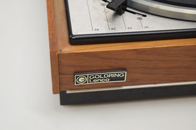 Lot 329 - Goldring Lenco 'GL 75 ' turntable record player