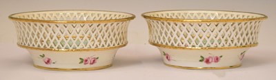 Lot 375 - Pair of Bloor Derby baskets