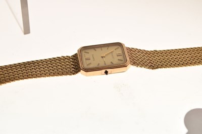 Lot 124 - Tissot - Lady's yellow metal cocktail watch