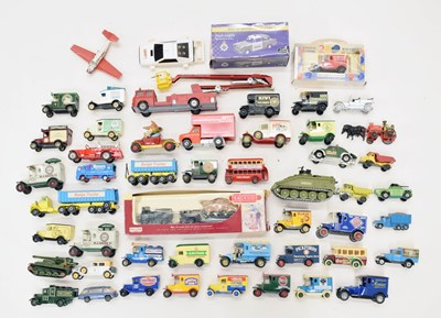 Lot 348 - Mixed group of mainly playworn diecast model vehicles