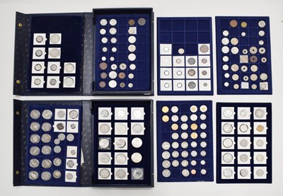 Lot 190 - A group of world coinage in two Lighthouse Numis cases, Australia, Canada, etc