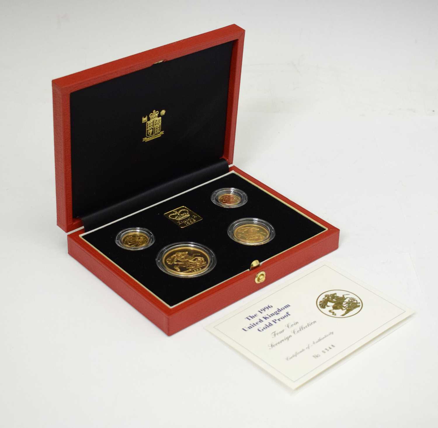 Lot 94 - Queen Elizabeth II Royal Mint four coin gold proof set, 1996