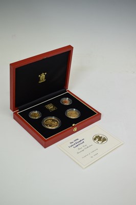 Lot 94 - Queen Elizabeth II Royal Mint four coin gold proof set, 1996