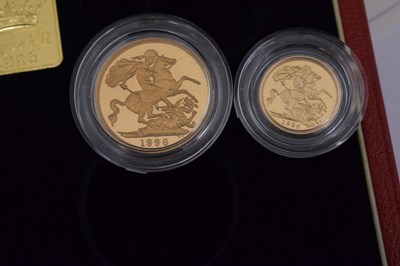 Lot 94 - Queen Elizabeth II Royal Mint four coin gold proof set, 1996