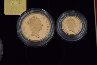 Lot 94 - Queen Elizabeth II Royal Mint four coin gold proof set, 1996